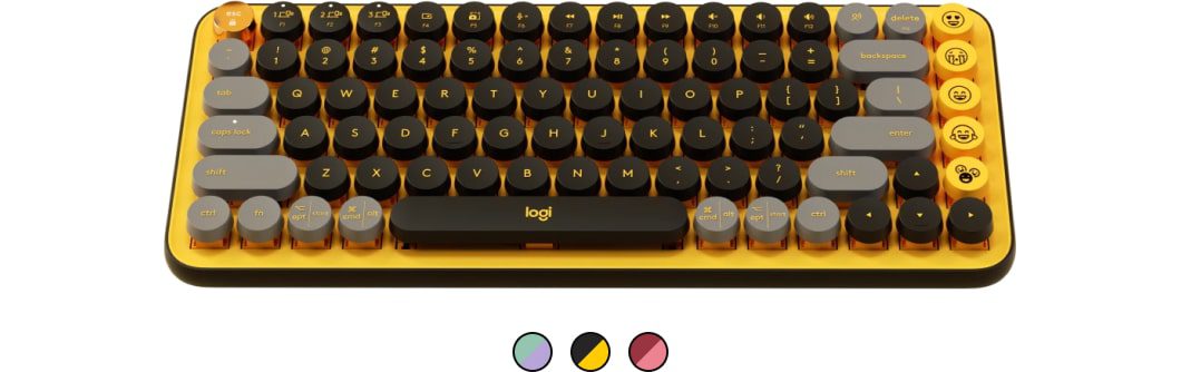 Logitech POP Keys - logitech pop keys yellow 1 opt
