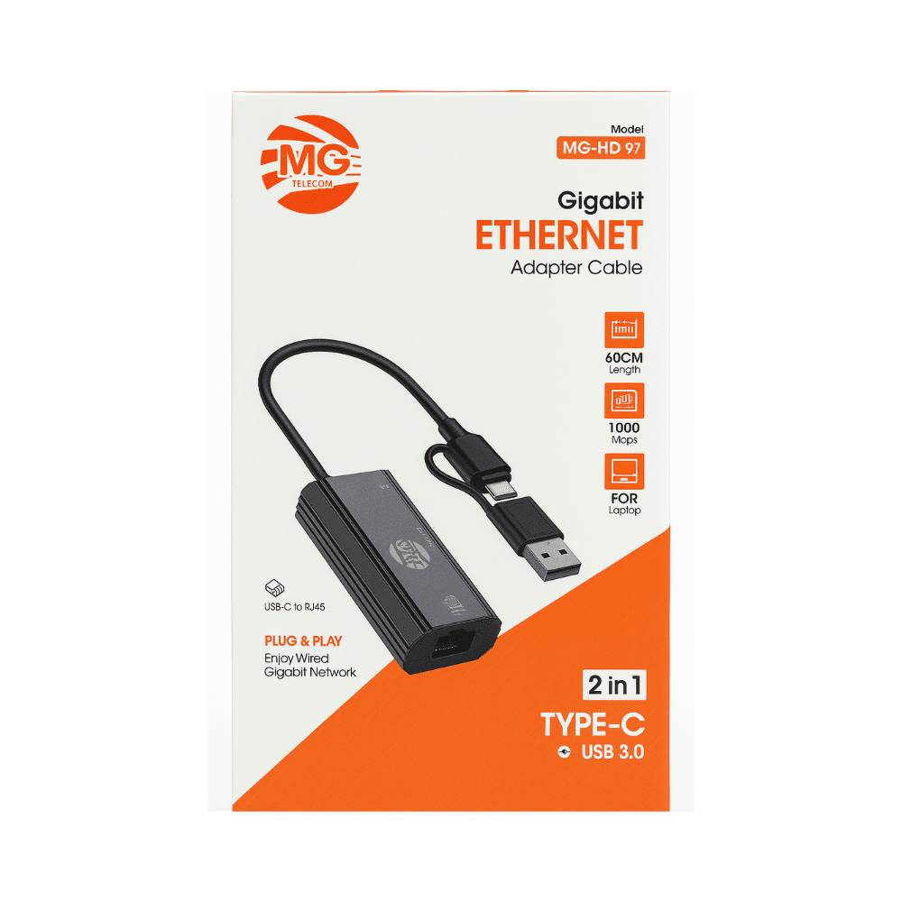 MG Gigabit Ethernet 2 In 1 Type C 3.0 HD 97 MG Gigabit Ethernet 2 In 1 Type C 3.0 HD 97