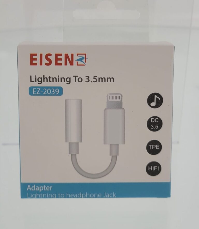 Eisenz Lightning to 3.5MM Headphone Jack Adapter - EZ-2039