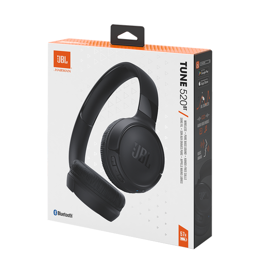 JBL Cuffie Bluetooth T520BT Black