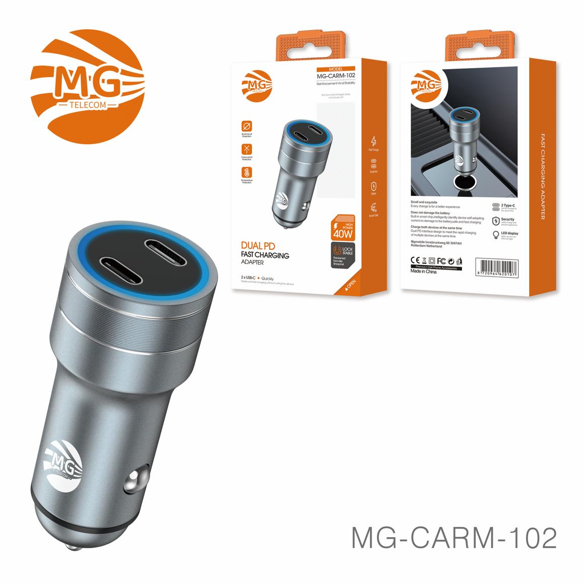MG Dual PD Car Charger MG-CARM102 MG Dual PD Car Charger MG-CARM102