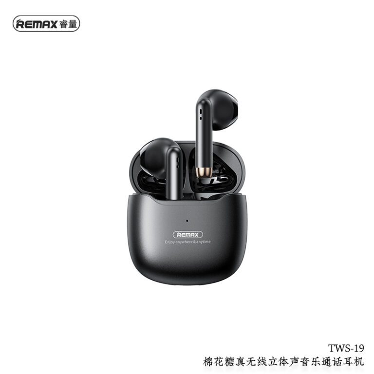 REMAX Marshmallow Series True Wireless Stereo Earbuds for Music&Call TWS-19 Black