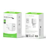 Rixus RX90CC 20W Adapter With Type C To Type C Cable