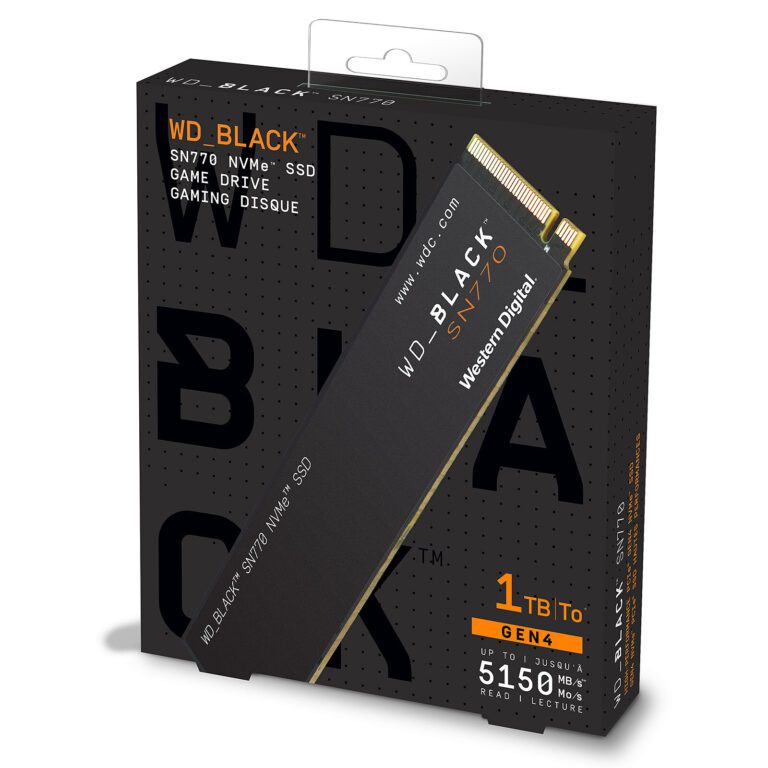 Western Digital WD-Black SN770 SSD NVMe4.0 515 0-4900MB/s 1TB