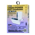 Wingle Series 30W+22.5W Type-C Cabled Fast Charging Power Bank 10000 mAh RPP-86 Beige